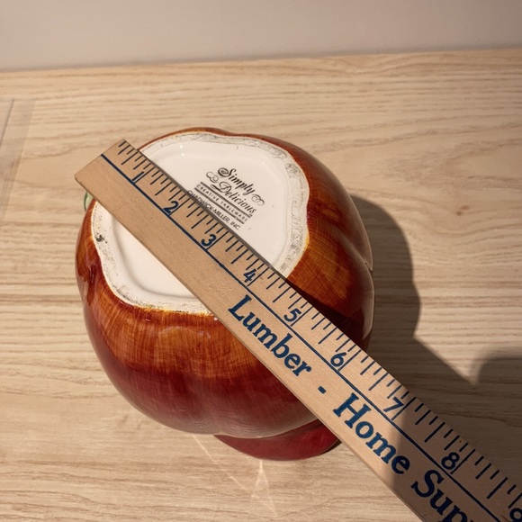 Ceramic apple pitcher hand painted - Picture 13 of 16